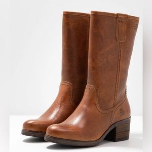 Bullboxer Laars Hoog Cognac mid calf zip Boots size 11